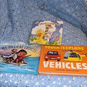 Children's Vehicles Touch & Explore Board Book - Orange
